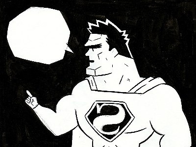 Me am Bizarro bizarro comics illustration superman