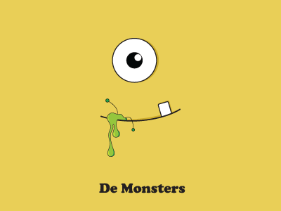 Minimal Monster amsterdam bug debugger demonsters green minimal monster yellow