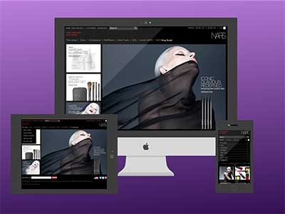 Responsive Cosmetic Site responsive ux design website