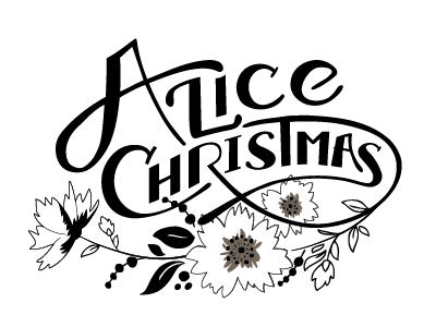 Alice Christmas // Wip alice christmas hand drawn lettering typography