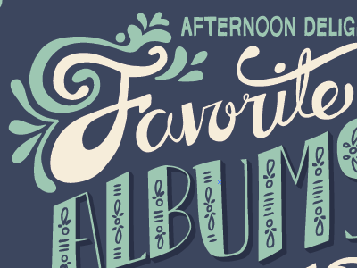 Afternoon Delight's Favorite Albums 2013 on KRCL 2013 90.9 fm krcl afternoon delight favorite albums krcl lettering music