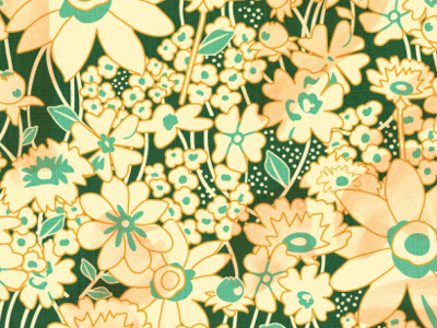 Green Floral floral pattern