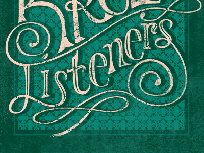 Thank you KRCL Listeners hand drawn krcl lettering pattern radio radiothon texture