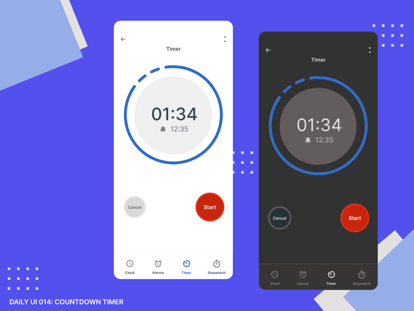 Daily UI #014 - Countdown Timer By Gold Zena On Dribbble