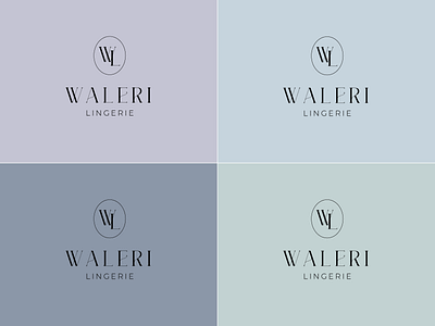 Waleri Lingerie branding design graphic design logo