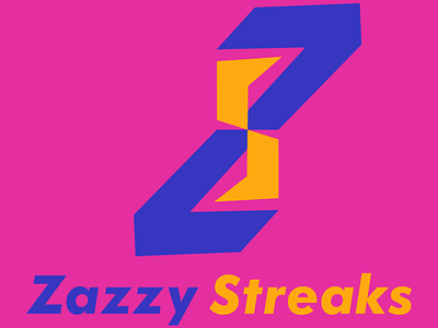 Zazzy Streaks - Sports Wear Monogram branding design graphic design typography