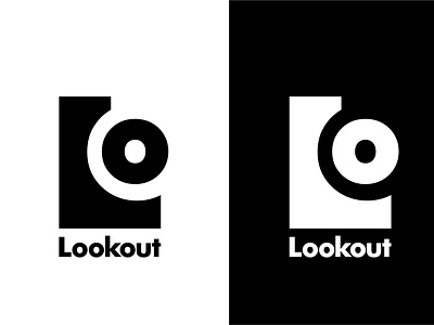 Lookout - B/W version of the monogram