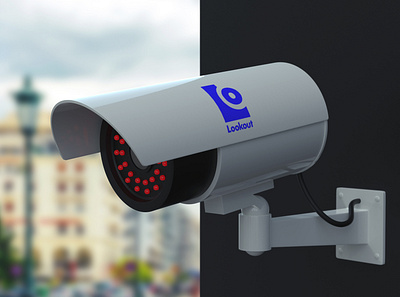 Lookout - Security Camera Mockup design graphic design icon logo