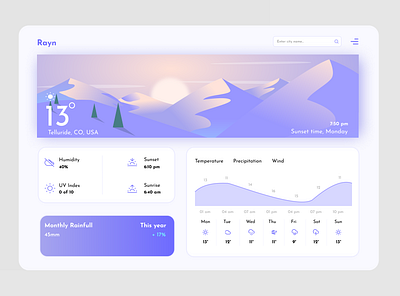 Rayn app design illustration mobile design ui ux