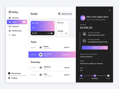 Banking App app appdesign design desktop figma ui ux