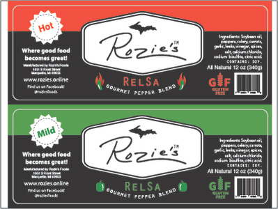 Rosie's RelSa Label Redesign