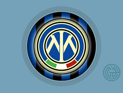Redesign logo INTERNAZIONALE MILAN branding design design logo football design logo soccer graphic design logo rebranding logo