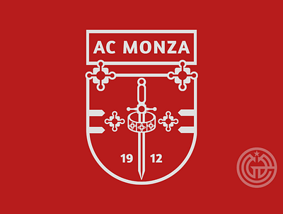 Redesign logo AC MONZA ( I ) branding design design logo football design logo soccer graphic design logo rebranding logo