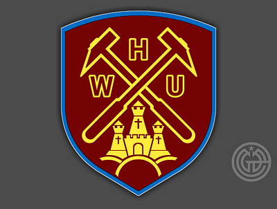 Redesign logo WEST HAM UNITED ( II ) branding design design logo football design logo soccer graphic design logo rebranding logo