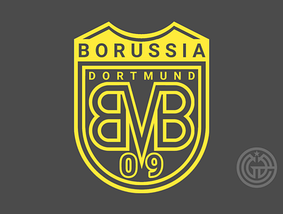 Redesign logo BORUSSIA DIRTMUND ( II ) branding design design logo football design logo soccer graphic design logo rebranding logo