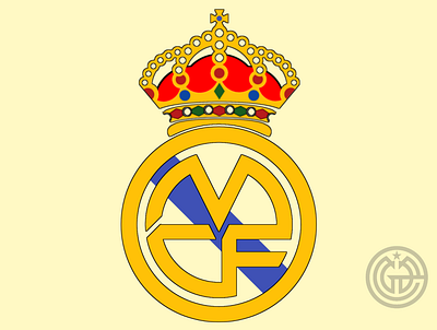 Redesign logo REAL MADRID CF ( II ) branding design design logo football design logo soccer graphic design logo rebranding logo