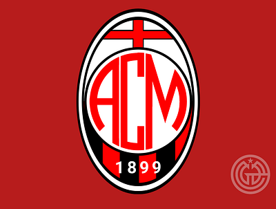 Redesign logo AC MILAN ( III ) branding design design logo football design logo soccer graphic design logo rebranding logo