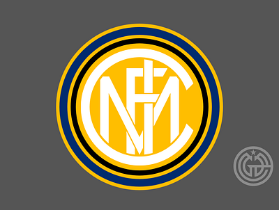Redesign logo INTENAZIONALE MILANO / INTER MILAN ( II ) branding design design logo football design logo soccer graphic design logo rebranding logo
