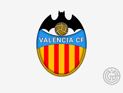 VALENCIA CF branding design design logo football design logo soccer graphic design logo rebranding logo