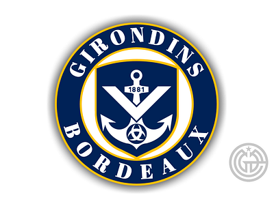 GIRONDINS DE BORDEAUX branding design design logo football design logo soccer graphic design logo rebranding logo