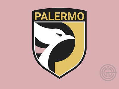 The Emblem of the Football Club `Palermo`. Italy Editorial Stock Image -  Illustration of palermo, white: 165419599