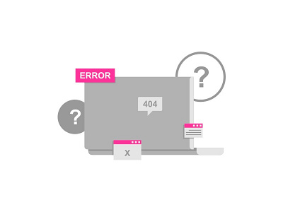 404 NOT FOUND - FLAT ILLUSTRATION 404 error flat illustration not found vector website