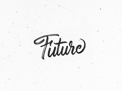 Future brushpen calligraphy hand lettering lettering logotype typography