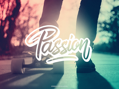 Passion brushpen for sale lettering tshirt design typography