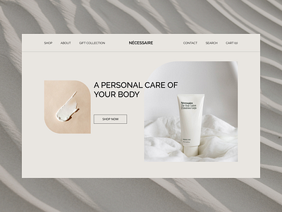 Web Design for Cosmetics Store