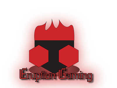 Eruption Gaming Logo branding design icon illustration logo