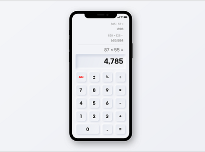 Daily UI Design #004 Calculator design ui