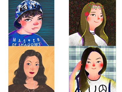 Portrait illustrations