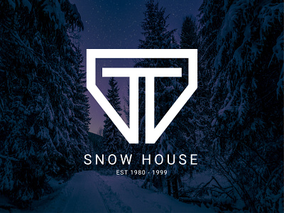 Simple Logo Design " Snow House " brand design business logo clothing logo design logo logo art logo brand logo clothing logo design logo new logo shop logo types logo work