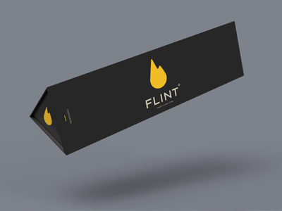 FLINT Packaging Concept II brand camping concept fire fire triangle flint mark outdoors packaging