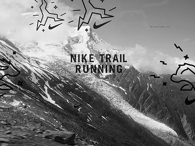 NTR Outdoors bold electric line weight logo nike nike trail running outdoors running spark swoosh trail trail running