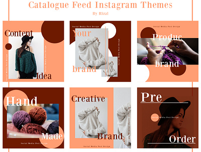 Catalogue feed instagram design content creation design feed feed instagram design graphic design