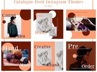 Catalogue feed instagram design