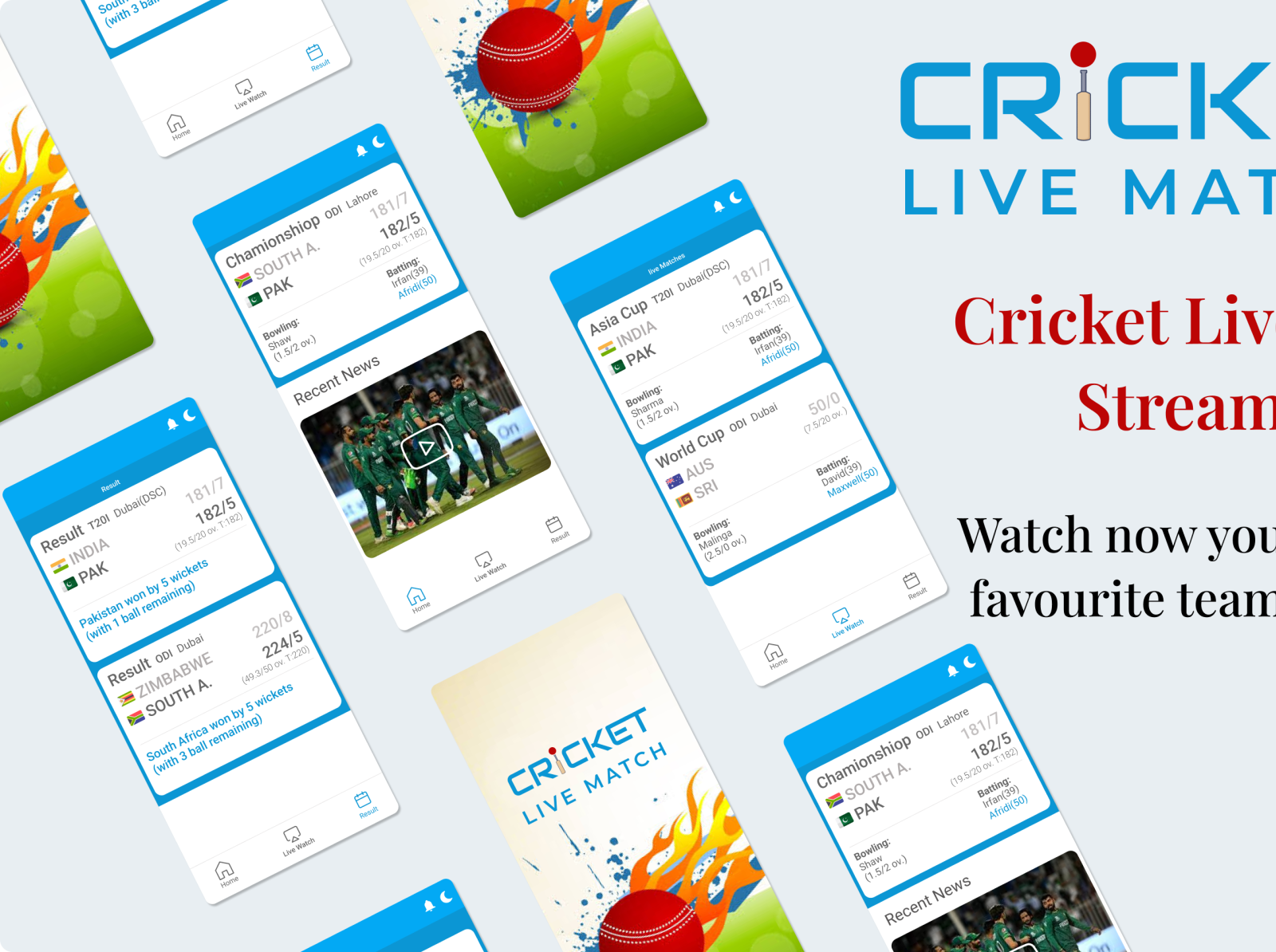 Live Cricket Streaming by Murshida Akter on Dribbble