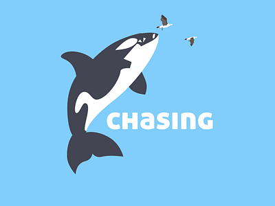 chasing illustration 懂你英语