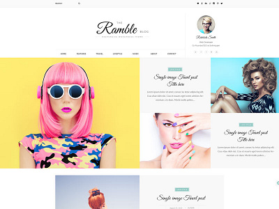 Ramble - Multi-Concept Blog, Magazine And Shop HTML Template