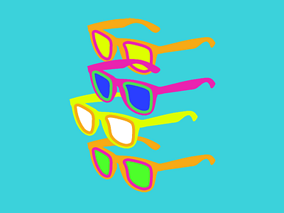 Wayfarer Illustration illustration sunglasses wayfarers