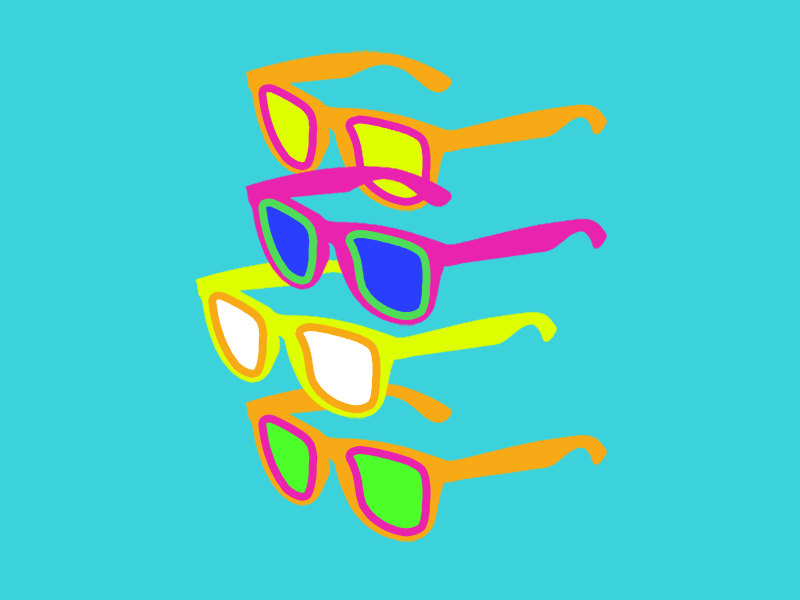 Wayfarer Illustration wayfarers sunglasses illustration