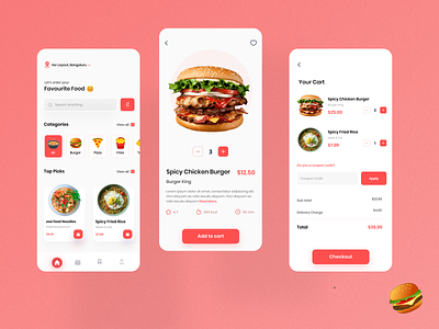Food Ordering App branding designer ecommerce app food food delivery app food ordering app mobile design popular shop