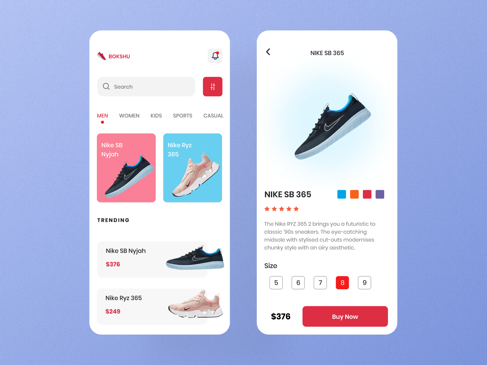 BOKSHU Online Shoe Selling App by Designs on Dribbble