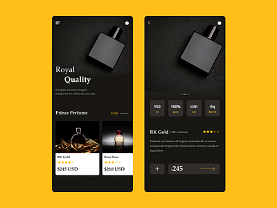 Perfume Mobile App Design! android app app app design brand design graphic design iphone app design logo mobile app mobile design ui website website fdesign