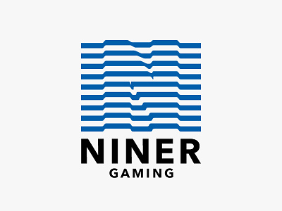 Niner Gaming Logo Design game game logo gaming lines logo logo design nine niner wrap wrapped