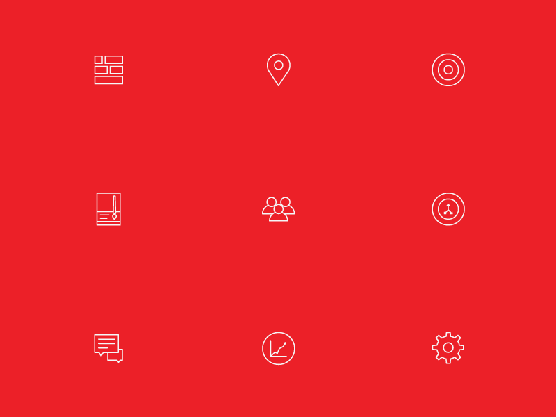 Icon Set for IoT Platform | encircle.io ux ui icon platform product web app encircleio