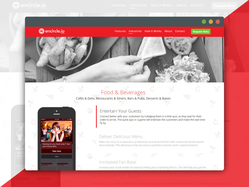 Encirclei.o Industry - Individual design website proximity platform ux ui icon platform product web app encircleio