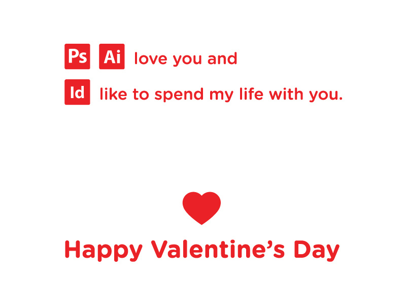 Valentine's Day graphic minimalistic minimal indesign illustrator photoshop adobe design designer valentines day valentines valentine