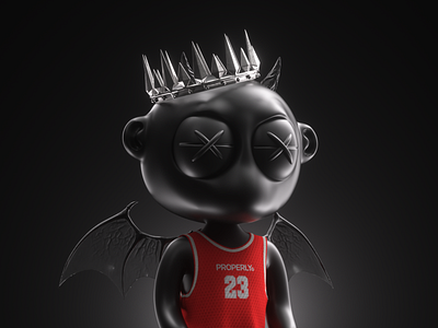 AngelBlock NFT - Cezary 3d 3drender angel character collectible collection defi demon design illustration logo properly